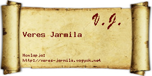 Veres Jarmila névjegykártya
